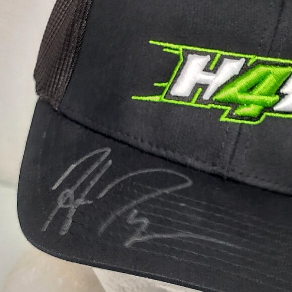 Hailie Deegan Cap Hat HD4 Black Autographed Signed Racing NASCAR Flex Fit Mesh - Picture 4 of 16